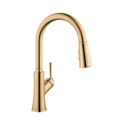 Robinet de cuisine Hansgrohe Joleena Higharc, 2 jets rétractables, 1,75 gal / min