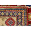 Tapis en laine rouge 6 pi x 8 pi 8 po one-of-kind à la main noué la new age Alayna