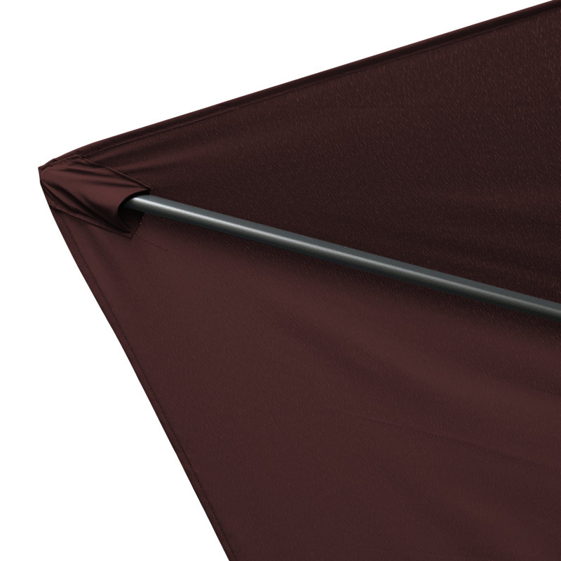 Pruett 3m Traditional Parasol Wine Red