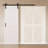 84" Height Modern Sliding Barn Door | Primed Surface Paintable | Closet Pantry Door with Installation Hardware Kits-59378300-62260199-117256344