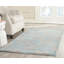 Tapis turquoise / jaune en laine / viscose touffeté à la main Steve-60373698