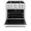 ZLINE 30" Classic Gas Range w/ Convection Oven in Stainless Steel w/ 4 Brass Burners-1681133956