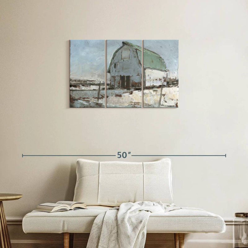 Lilie Plein Air Barn I, 20" H x 33" W
