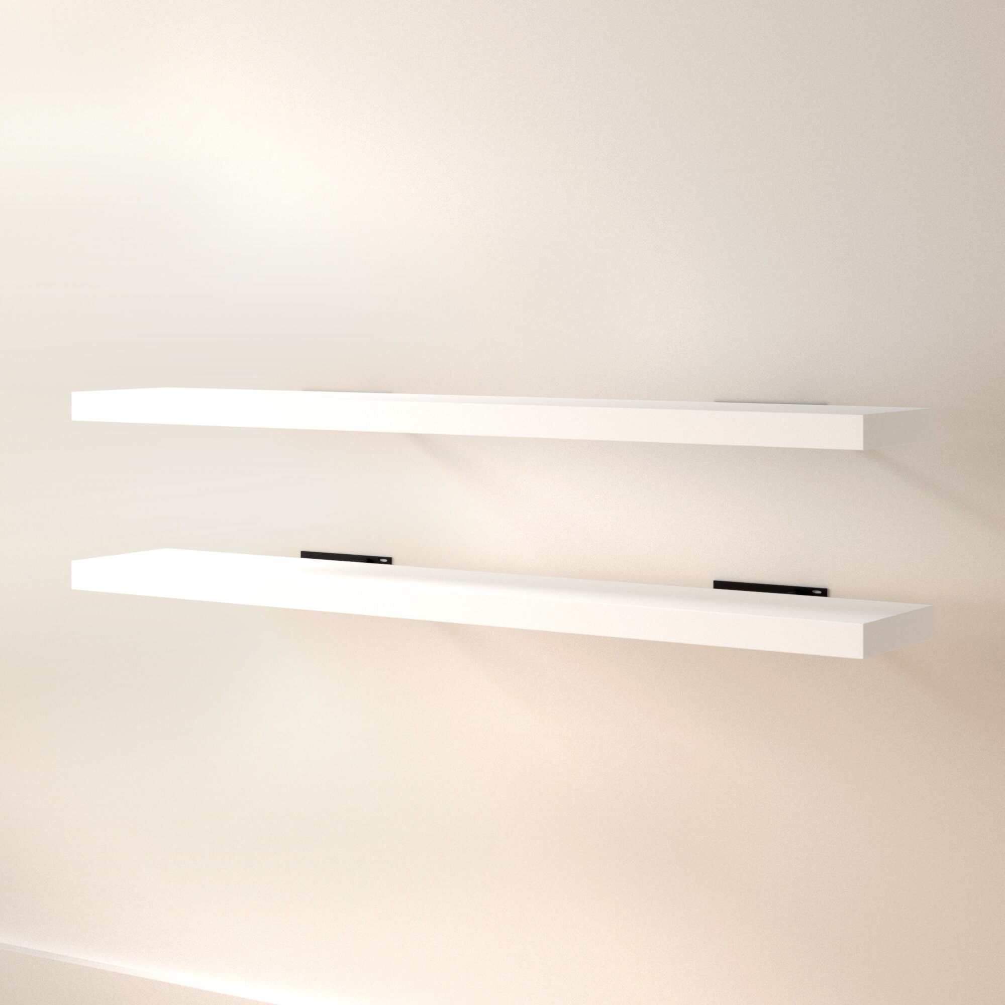 Wade Logan® Defford 2 Piece Metal Floating Shelf & Reviews