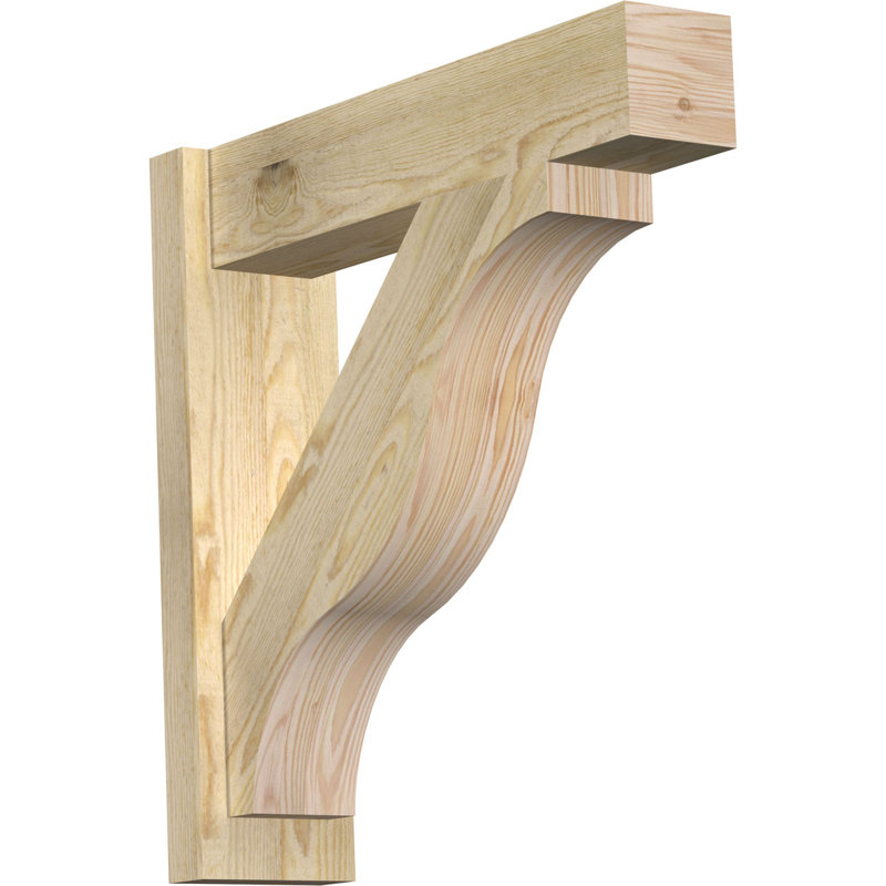Jeu de blocs Funston, Sapin Douglas de 6 po (sciage brut), P 24 po x H 24 po