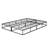 Full Mattress Foundation With Textured Fabric Cover-1196533154