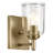 5" 1-Light Wall Sconce with Clear Glass-165255946