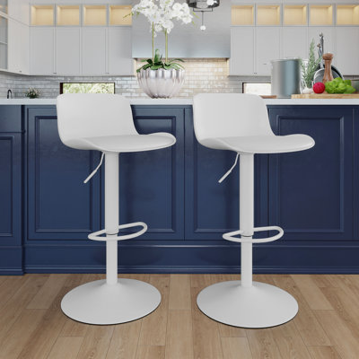 Alabama Swivel Adjustable Height Bar Stool by Zipcode Design