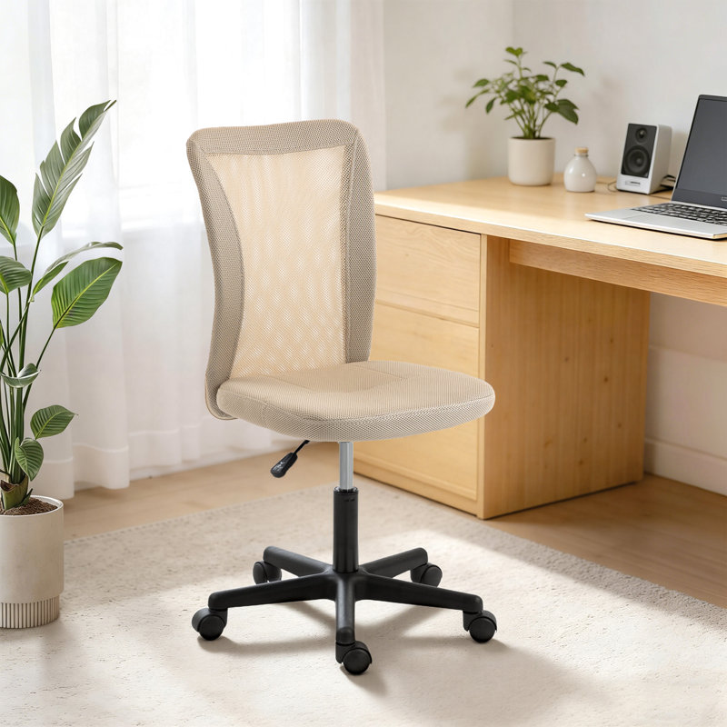 17 Stories Hayre Mesh Office Chair, Beige