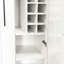 Polyvalent, extensible, rangement pour garde-manger, organisateur, portes en verre, panneau de particules et armoire fonctionnelle,