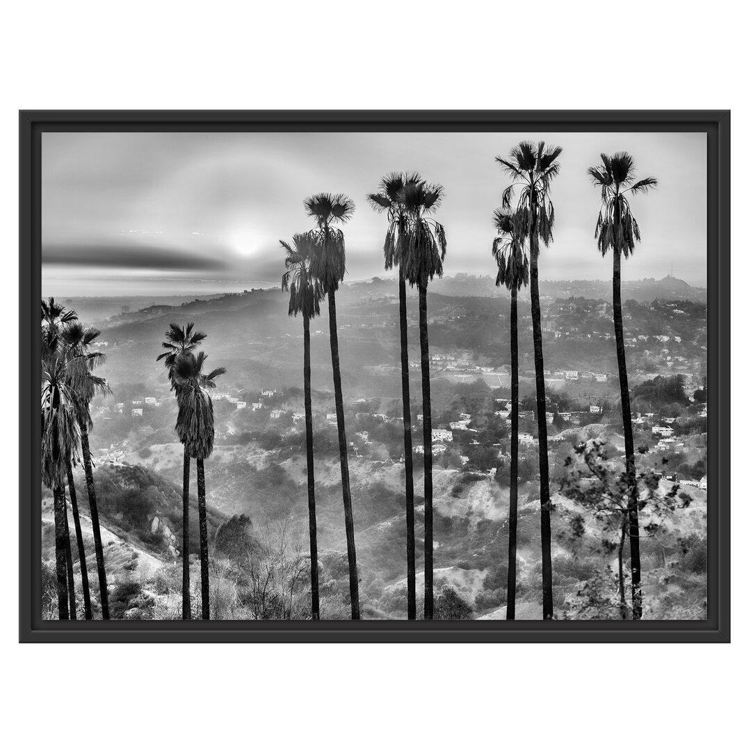 Gerahmtes Wandbild Hollywood Hills