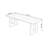 Brown Rectangular Solid Wood Writing desk-990901911