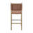 Kelin Upholstered Faux Leather Counter Stool with Solid Wood Frame-1209752268