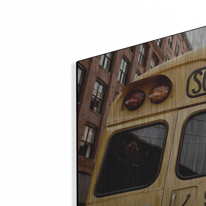 «NYC School Bus» par Nina Paponcek, H 12 po x l 16 po
