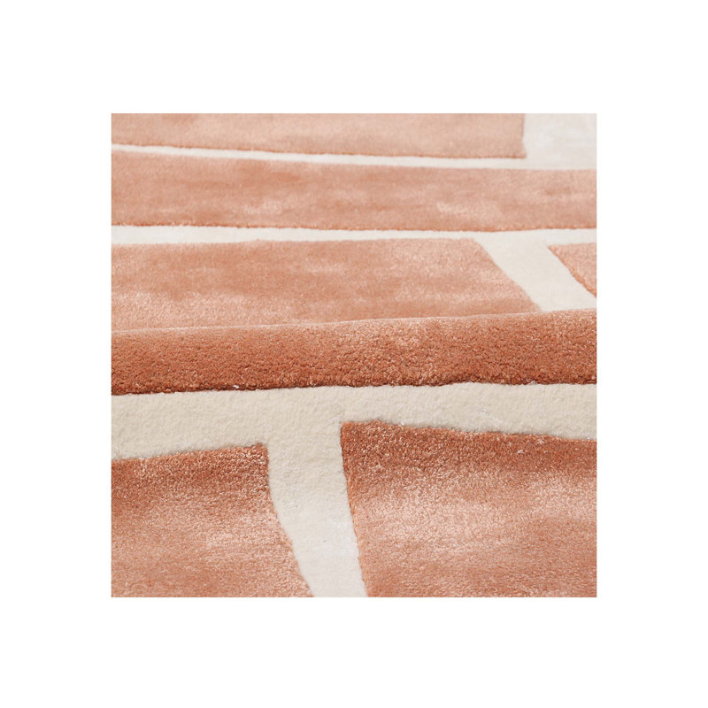 Cubist Hand Tufted Geometric Indoor Rug, Rectangle 6' x 9'