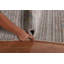 Tapis gris Gabbeh 8 x 8