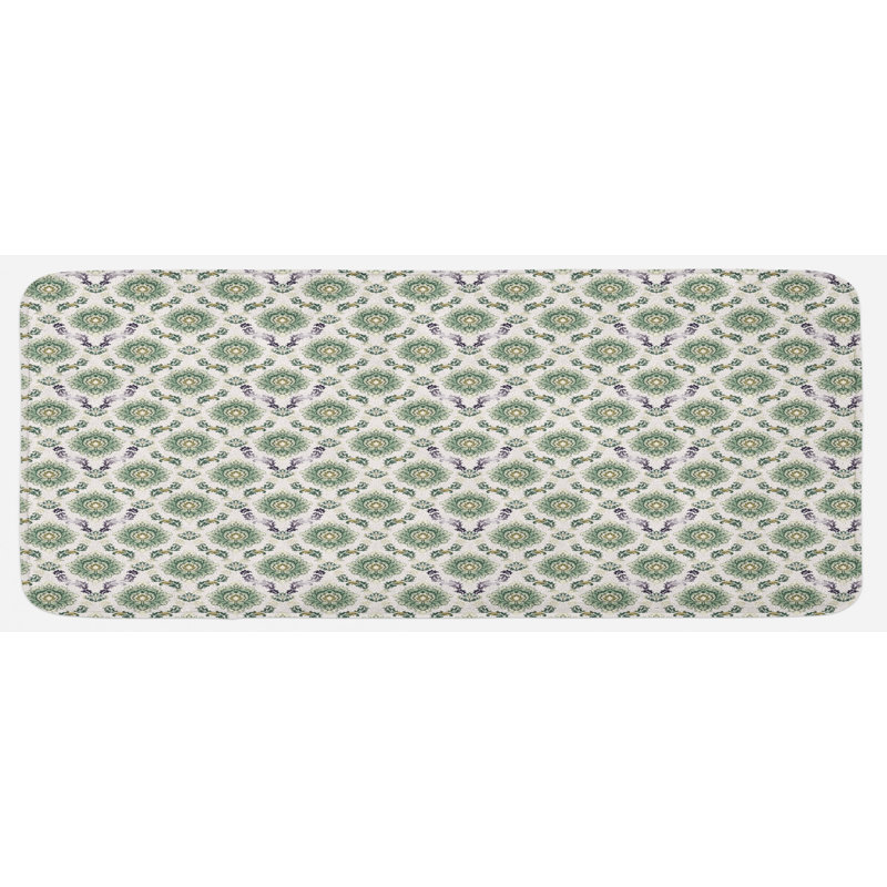 Eclectic Polyester Kitchen Mat