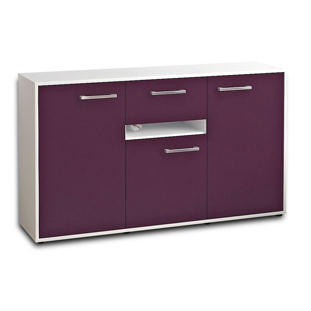 Sideboard Dorina, (136 x 79 x 35 cm), mit Metallgriffen