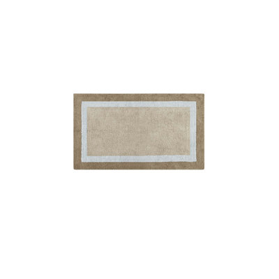 Tapis de bain en coton touffeté antidérapant