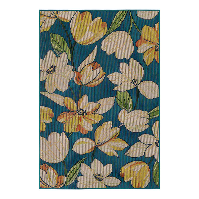 Camalu Higgin Indoor/Outdoor Area Rug, Rectangle 5 pi 3 po x 8 pi