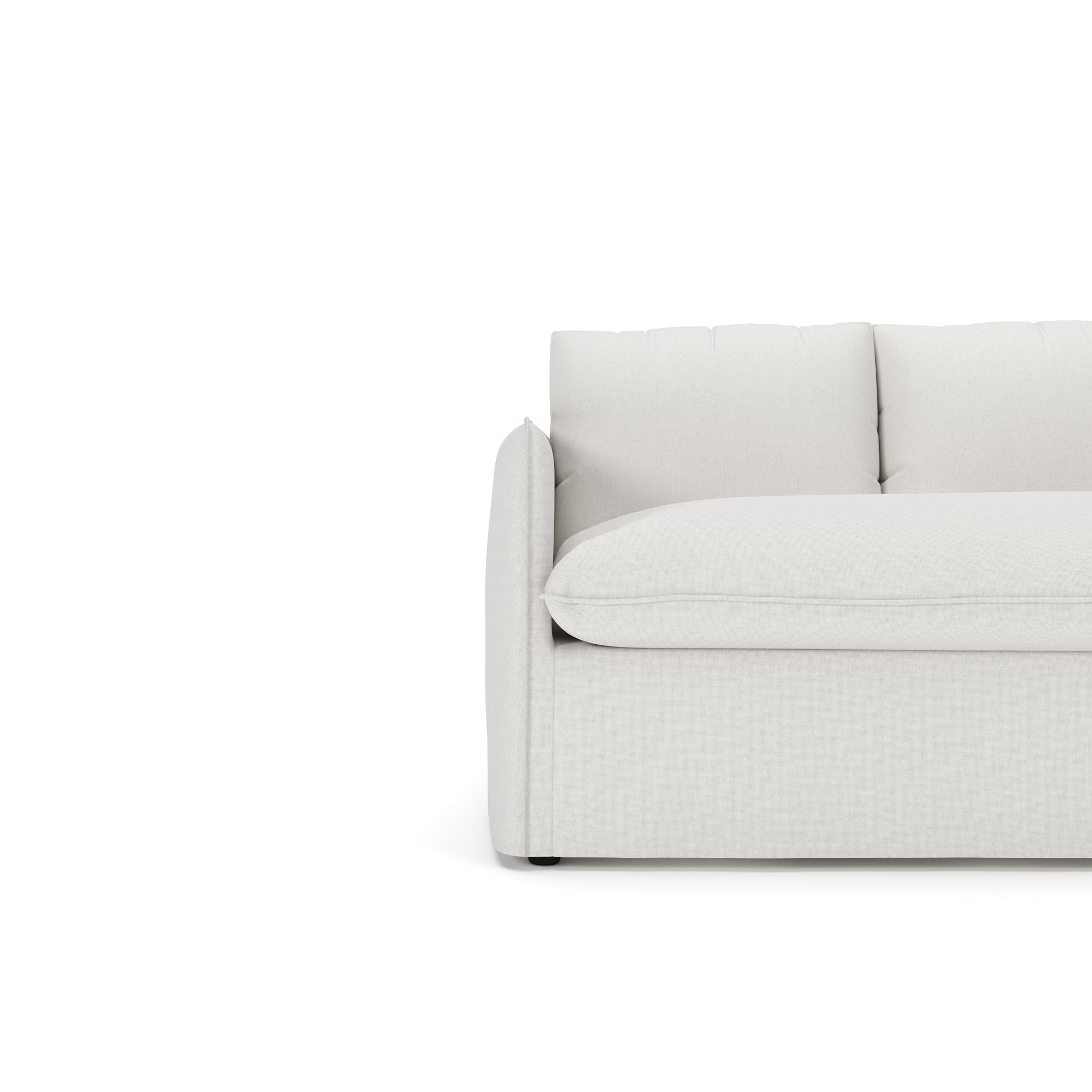 Bellatrix 83'' Slipcovered Sofa, Macarena Beige