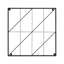 Quilt Block-Diagonals Wall Trellis Panels (4 panels)