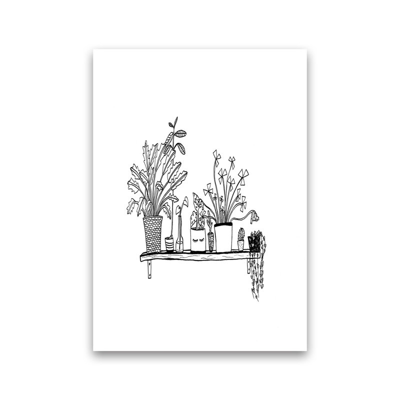 Plant Shelfie by Carissa Tanton - Print, Unframed, 42cm H x 30cm W x 1cm D