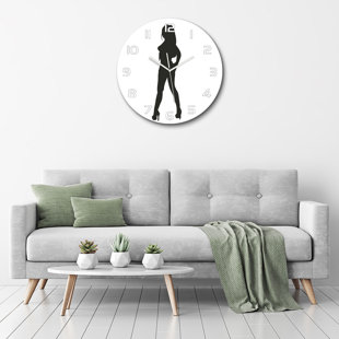 Glass Wall Clock