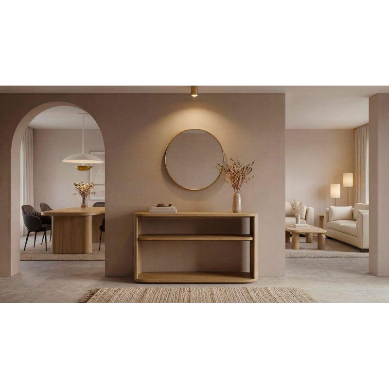 55.12'' W Console Table, Natural
