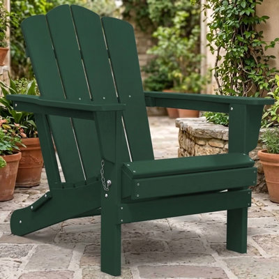 Chaise Adirondack pliante en résine