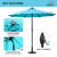 Parasol de marché lumineux 108 po Ifzah-2004069852