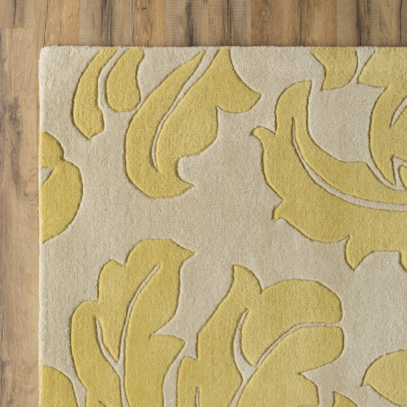 Elsberry Wool Floral Indoor Rug, Square 9'9"