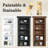 28"x80" Assembled Universal/Reversible Bookcase Hidden Door with Quick-Assembly Jamb and Casing All Hardware Included-123414828-123414834