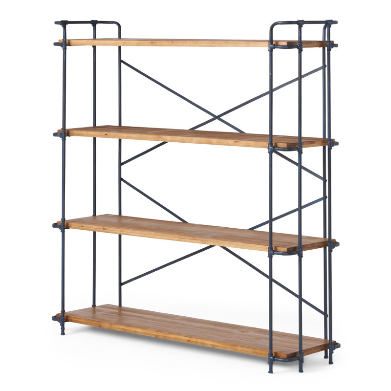 Kaeden Etagere, (4 Shelves) 65.5" H x 64" W x 17.5" D