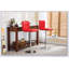 Tabouret de bar pivotant réglable en similicuir, ensemble de 2 pouces de l 17,5 po x P 17,5 po x H 35 à 43,5 po-1481736020