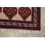 Tapis décoratif en laine de conception unique noué à la main New Age Balouch Ivoire 3 pi 3 po x 6 pi 1 po Bedirhan