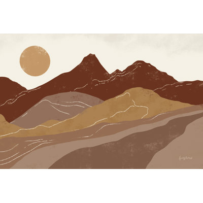 Peru Trails Neutral by Becky Thorns - Wrapped Canvas Art Prints