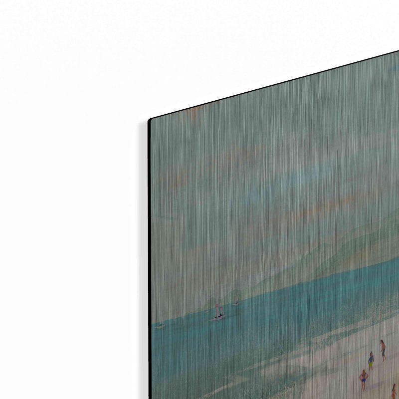 «Santa Monica Beach» par Pete Oswald, H 12 po x l 16 po