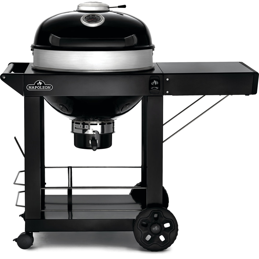 Napoleon 46" Kettle Charcoal Grill with Side Shelf Napoleon