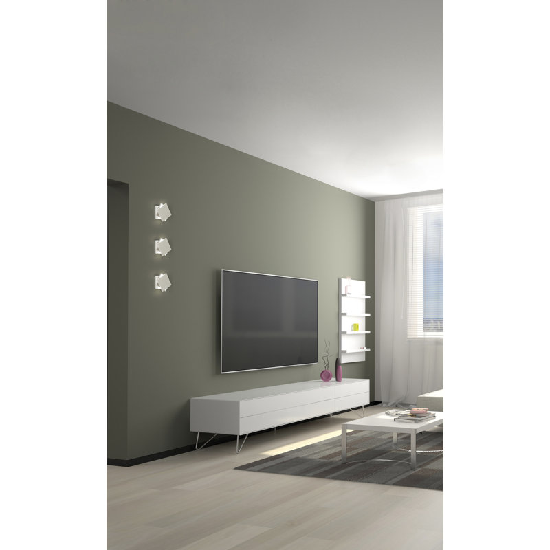LED Flush Mounted Sconce, White