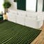 Canapés à compression, canapé de nuage moderne en chenille 3 places 109 pouces