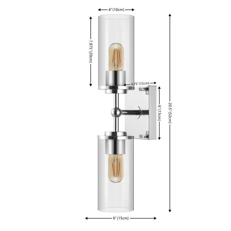 Lolita Armed Sconce, Chrome