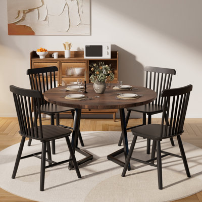 47.2in Round Dining Table Set by Gracie Oaks