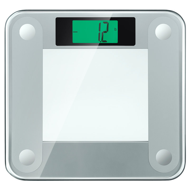 Precision II Bath Scale (440 lbs/200 kg), with Weight Change Detection and 50 gram Sensor Technology, Silver