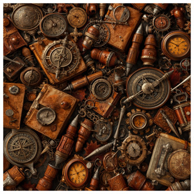 Housses de couette Steampunk Gears And Clocks