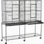 Cage à oiseaux avec cage de rangement et pergola pratique-129506576
