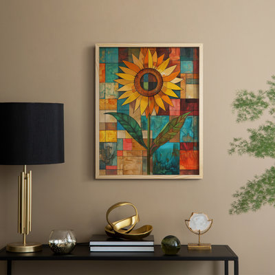 Reproduction encadrée FLORAL Series CDLxxx - bois massif