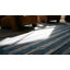 Blue Color Striped Pattern Antique Flat Weave Cotton Indian Dhurrie Rug