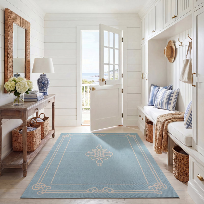 Tapis d'intérieur / extérieur Cherene, Rectangle 5 pi 3 po x 7 pi 7 po
