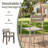 4-Person Round Patio Dining Set With Stackable Chairs-1102901847